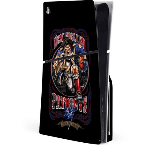 Liquid Blue NFL New England Patriots Running Back PlayStation PS5 Skins