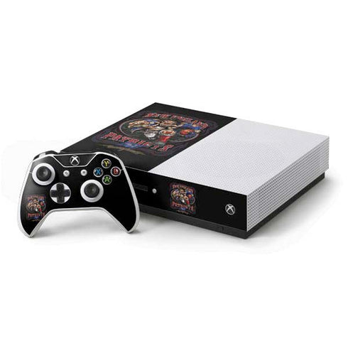 Liquid Blue NFL New England Patriots Running Back Xbox One S Console and Controller Bundle Skin