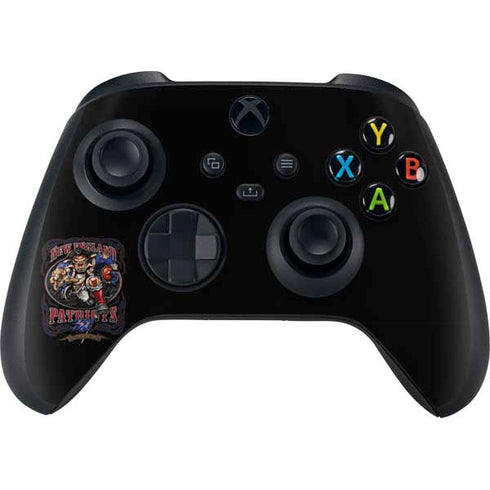 Liquid Blue NFL New England Patriots Running Back Xbox Series X Bundle Skin