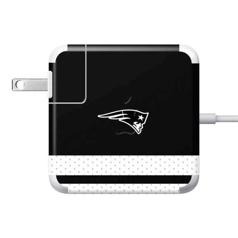 NFL New England Patriots Shutout 85W Power Adapter (15 and 17 inch MacBook Pro Charger) Skin