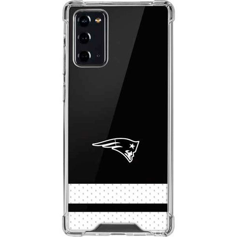 NFL New England Patriots Shutout Galaxy Note20 5G Clear Case