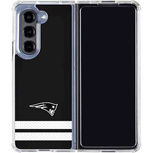 NFL New England Patriots Shutout Galaxy Z Fold5 5G Clear Case
