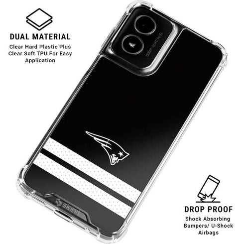 NFL New England Patriots Shutout Moto G Power 5G (2024) Clear Case