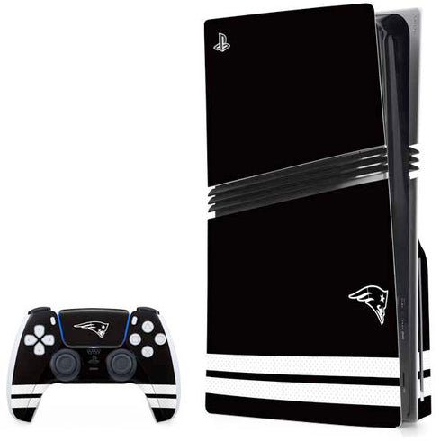 NFL New England Patriots Shutout PS5 Pro Disk Bundle Skin