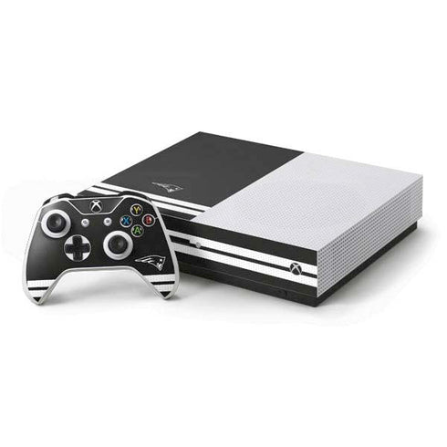 NFL New England Patriots Shutout Xbox One S Console and Controller Bundle Skin