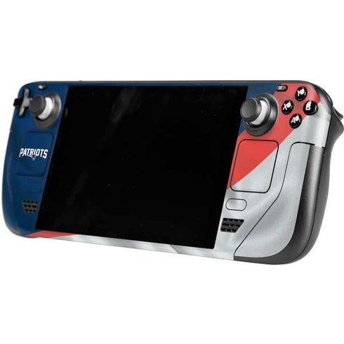 NFL New England Patriots Steam Deck Handheld Gaming Computer OLED Skin