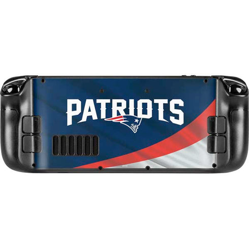 NFL New England Patriots Steam Deck Handheld Gaming Computer OLED Skin