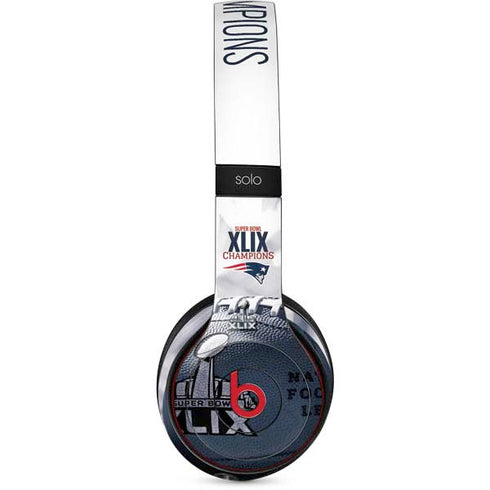 NFL New England Patriots Super Bowl Champs Beats Solo 3 Wireless Skin