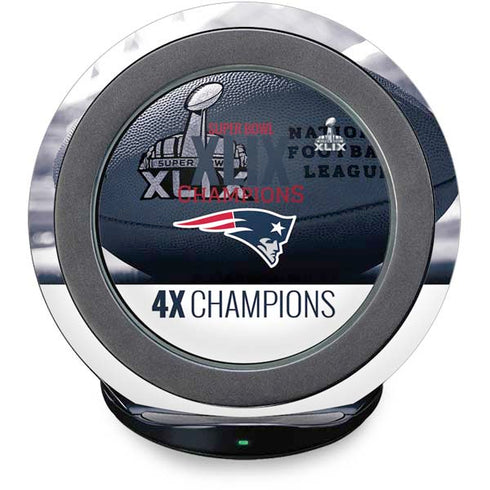 NFL New England Patriots Super Bowl Champs Fast Charge Wireless Charging Stand Skin