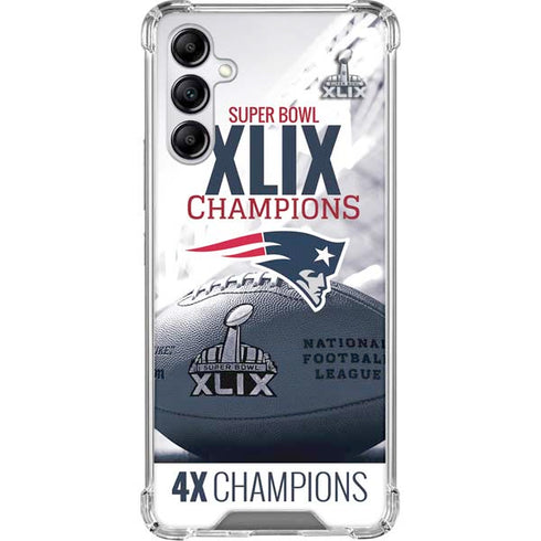 NFL New England Patriots Super Bowl Champs Gabb Phone 4 Clear Case