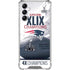 NFL New England Patriots Super Bowl Champs Gabb Phone 4 Clear Case