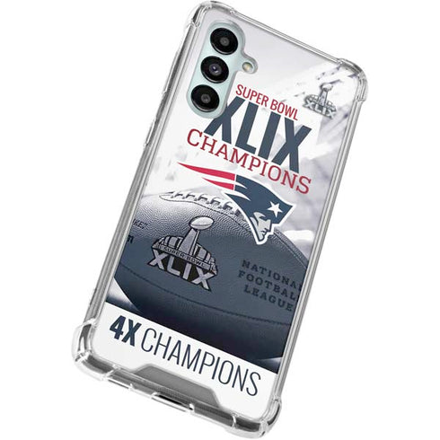 NFL New England Patriots Super Bowl Champs Galaxy A16 5G Clear Case