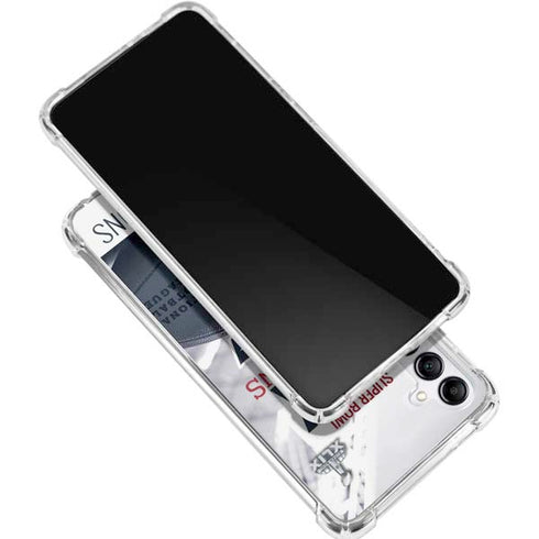 NFL New England Patriots Super Bowl Champs Galaxy A16 5G Clear Case