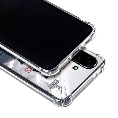 NFL New England Patriots Super Bowl Champs Galaxy A36 5G Clear Case
