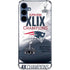 NFL New England Patriots Super Bowl Champs Galaxy A55 5G Clear Case