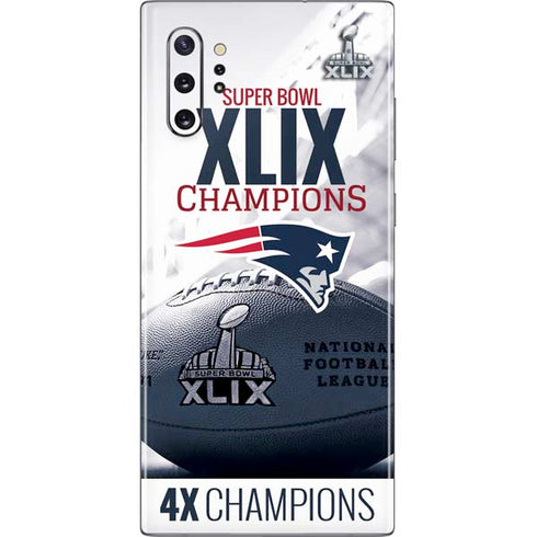 NFL New England Patriots Super Bowl Champs Galaxy Note 10 Plus Skin