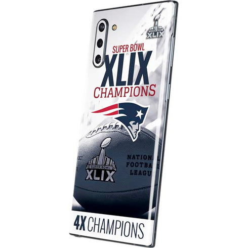 NFL New England Patriots Super Bowl Champs Galaxy Note 10 Skin
