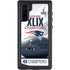 NFL New England Patriots Super Bowl Champs Galaxy Note 10 Waterproof Case
