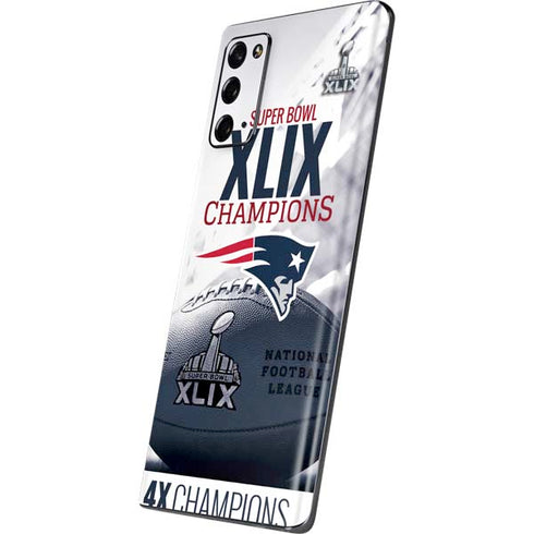 NFL New England Patriots Super Bowl Champs Galaxy Note20 5G Skin