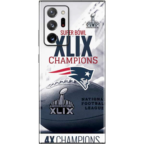 NFL New England Patriots Super Bowl Champs Galaxy Note20 Ultra 5G Skin