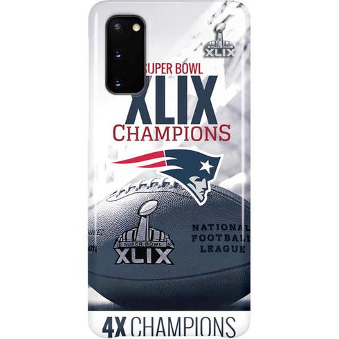 NFL New England Patriots Super Bowl Champs Galaxy Cases