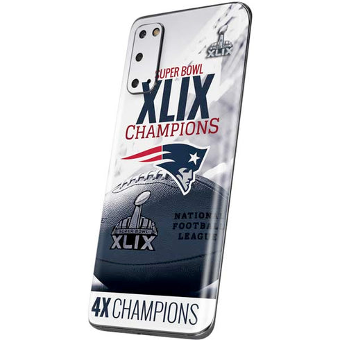 NFL New England Patriots Super Bowl Champs Galaxy S20 Skin