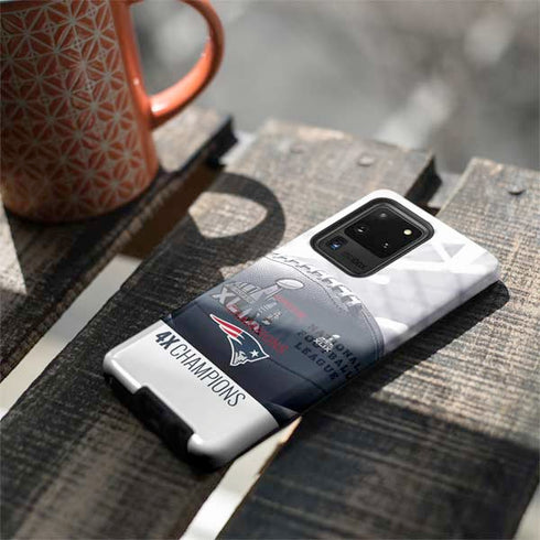NFL New England Patriots Super Bowl Champs Galaxy S20 Ultra 5G Pro Case