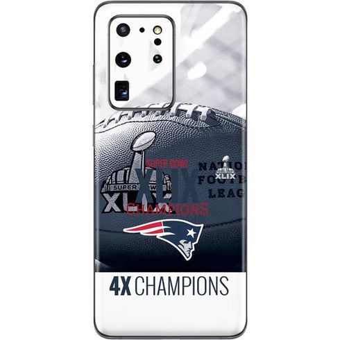 NFL New England Patriots Super Bowl Champs Galaxy S20 Ultra 5G Skin