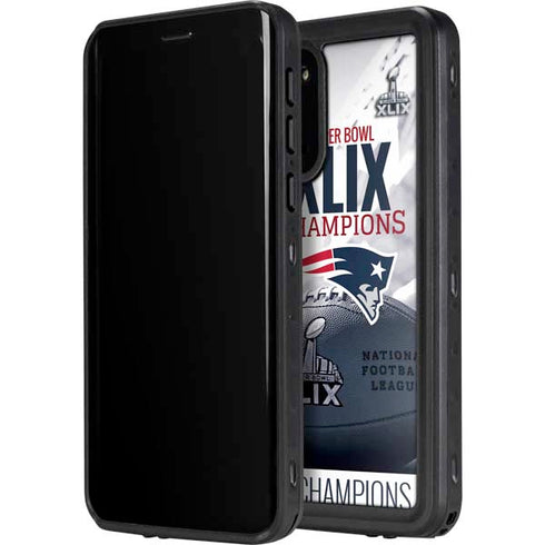 NFL New England Patriots Super Bowl Champs Galaxy S20 Waterproof Case