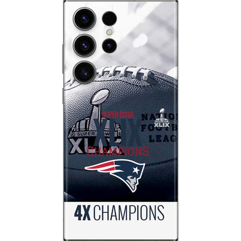 NFL New England Patriots Super Bowl Champs Galaxy Skins