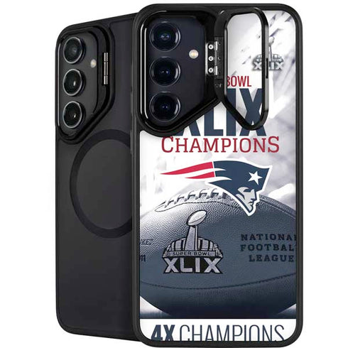 NFL New England Patriots Super Bowl Champs Galaxy S24 Plus Kickstand Case