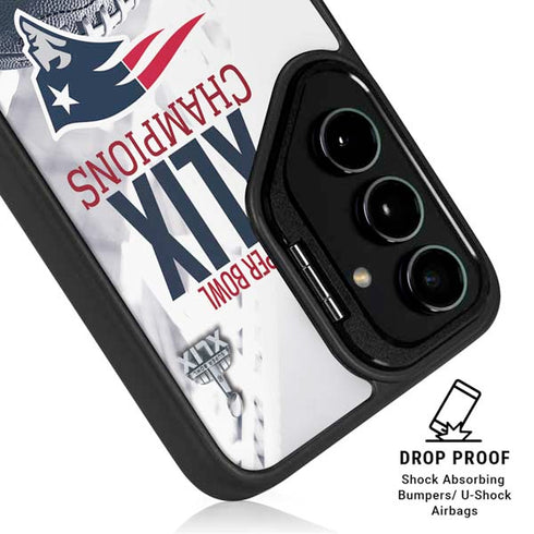 NFL New England Patriots Super Bowl Champs Galaxy S24 Plus Kickstand Case