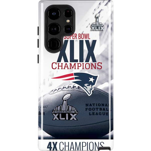 NFL New England Patriots Super Bowl Champs Galaxy S25 Ultra Impact Case