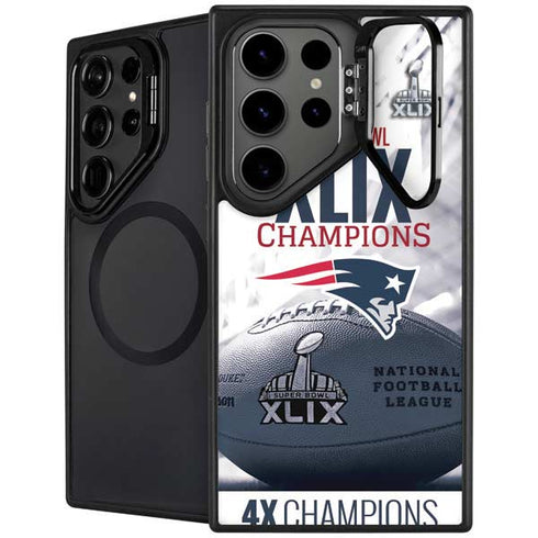 NFL New England Patriots Super Bowl Champs Galaxy S24 Ultra Kickstand Case
