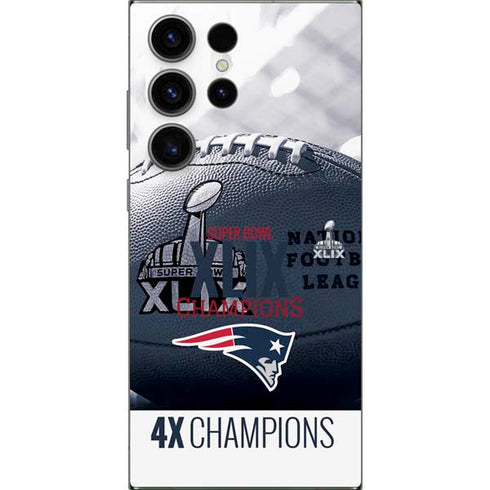 NFL New England Patriots Super Bowl Champs Galaxy S25 Ultra Skin
