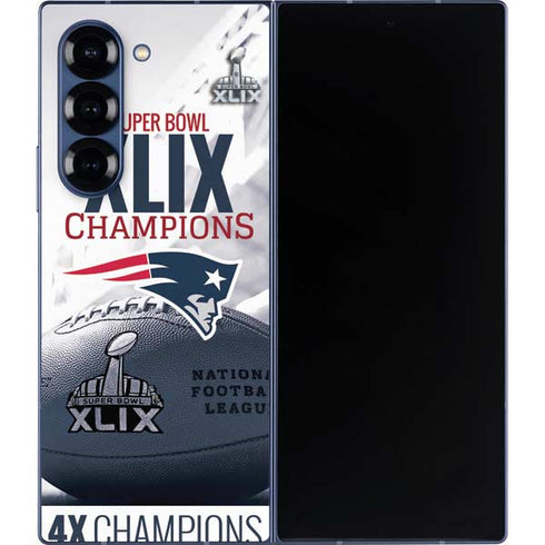 NFL New England Patriots Super Bowl Champs Galaxy Z Fold6 Skin