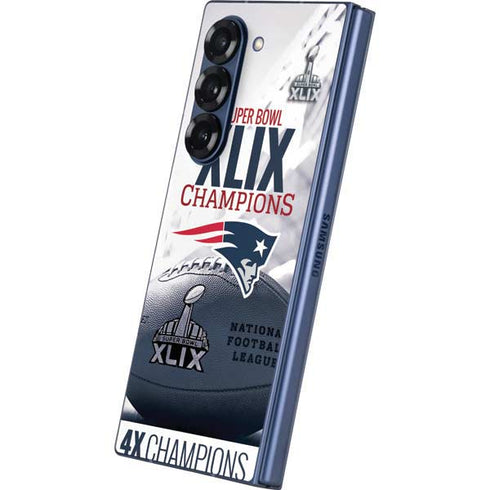 NFL New England Patriots Super Bowl Champs Galaxy Z Fold6 Skin