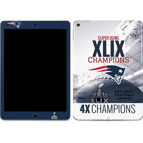 NFL New England Patriots Super Bowl Champs iPad Skins