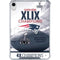 NFL New England Patriots Super Bowl Champs iPad 11th Gen (2025) Clear Case