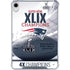 NFL New England Patriots Super Bowl Champs iPad 11th Gen (2025) Clear Case
