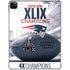 NFL New England Patriots Super Bowl Champs iPad Pro 11in (2024) Clear Case