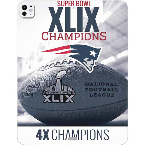 NFL New England Patriots Super Bowl Champs iPad Pro 13in M4 (2024) Skin