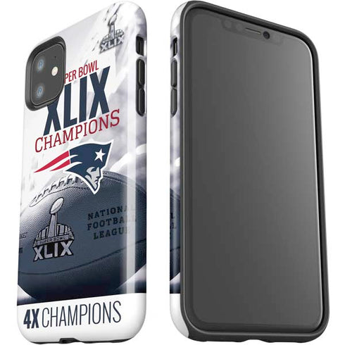 NFL New England Patriots Super Bowl Champs iPhone 11 Impact Case