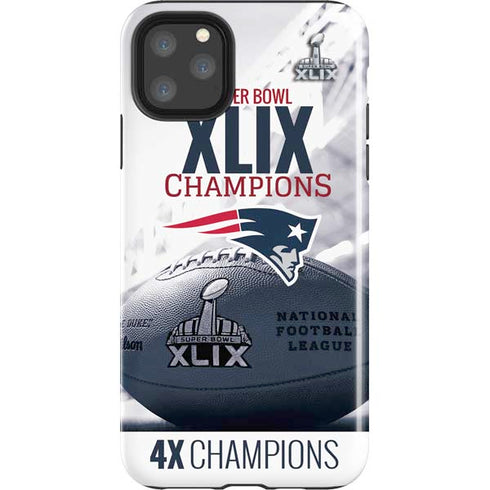 NFL New England Patriots Super Bowl Champs iPhone 11 Pro Max Impact Case