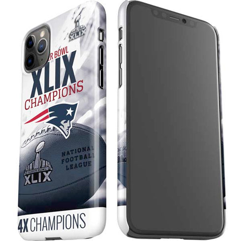 NFL New England Patriots Super Bowl Champs iPhone 11 Pro Max Lite Case