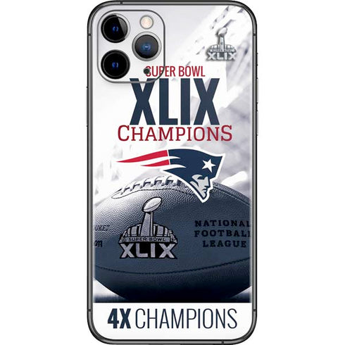 NFL New England Patriots Super Bowl Champs iPhone 11 Pro Skin