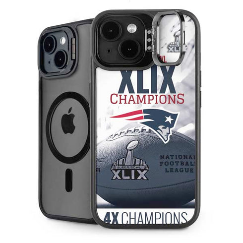 NFL New England Patriots Super Bowl Champs iPhone 13 Kickstand Case