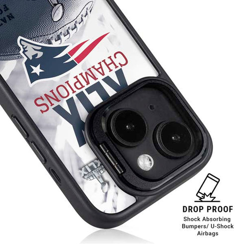 NFL New England Patriots Super Bowl Champs iPhone 13 Kickstand Case