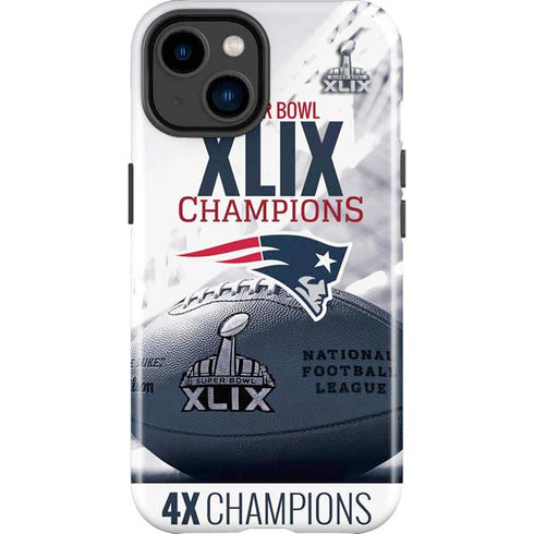 NFL New England Patriots Super Bowl Champs iPhone 15 Impact Case
