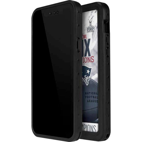 NFL New England Patriots Super Bowl Champs iPhone 15 Plus Waterproof Case